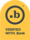Verified with .bank logo